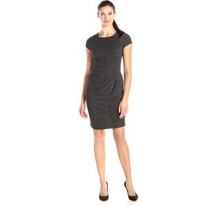 Julian Taylor short sleeved glitter dress